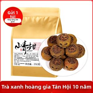 BANRUN | Trà Pu-erh Chín Xanh Thật với Vỏ Quýt