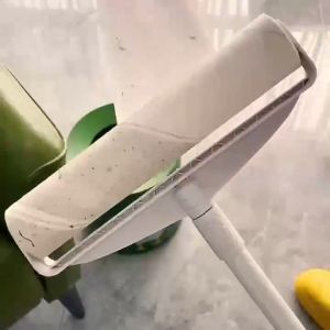 Avinas 124cm Long Handle Retractable Tear Rubber Roller Hair Pad With Sticking Paper Sticky Mop Duster Removal Roller