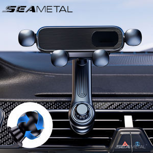 Car Air Vent Phone Holder Cell Phone Mount Stand Metal Gravity Phone Hold for 4.7-7inch Samsung Xiaomi Realme iphone