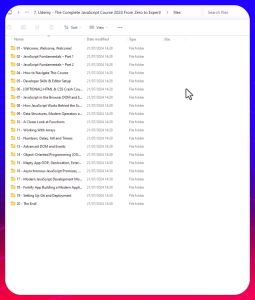 VIDEO TUTORIAL The Complete JavaScript Course 2024 From Zero to Expert