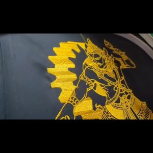 (พร้อมส่ง)#เสื้อช็อปปักลายพระวิษณุ ช่างกล 5สี