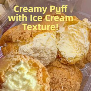 Ice Cream Flavor Custard Puff Pastry Cake