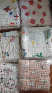 SET 5 KHĂN SỮA XÔ 6 LỚP RỬA MẶT LOẠI DÀY SIÊU MỀM MẠI CHO BÉ