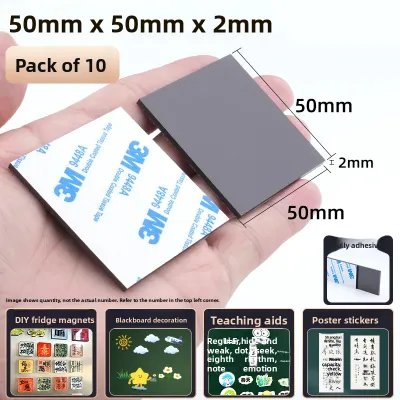 Powerful Magnetic Suction Soft Magnetic Force Blackboard Teaching Aids 3M Magnetic Attraction Strip Fridge Magnet round And Square with Adhesive Iron Magnet Patch