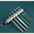 ears cleaning tools set 6 Pcs Portable Stainless Steel Earwax Removal Set Ear Wax Removal Tool Earwax Tool Kit. 