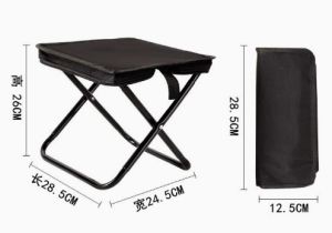 1PCS Outdoor Foldable Pencil Case Stool Pocket Stool Portable Fishing Stool Handbag-style Chair for Camping Travel & Leisure