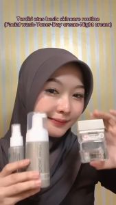 MS Glow Paket Whitening Series Dengan Facial Wash Untuk Kulit Normal & Sensitif