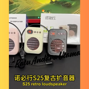 COD TaffSTUDIO Speaker Pinggang Pemandu Wisata Bluetooth Voice Amplifier 2 Microphone Wireless 8W - S25