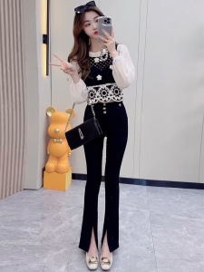 เสื้อเชิ้ตผ้าชีฟองสไตล์ฝรั่งเศส ทรงหลวม แขนยาว คอตั้ง ทรงเข้ารูป สำหรับผู้หญิง ฤดูใบไม้ร่วง 2025 แฟชั่น