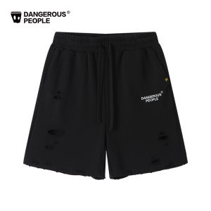 Ripped and Worn American Style Short Pants 5 Inches