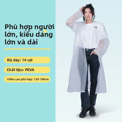 deli | Áo Mưa Dài Chống Thấm Nước cho Xe Điện Xe Tay Ga và Giao Hàng
