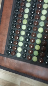 Thảm Đá Nóng Có Led 50x150 Đá Tròn 2 Màu Hàn Quốc Cao Cấp Sưởi Ấm Trị Liệu Màn hình Led PVN9115