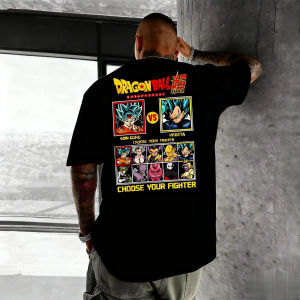 Bandai | 2026 Dragon Ball Goku Japanese Anime Printed Mens T-Shirt for Women pure Cotton Harajuku Y2k Short Sleeve Tshirt Clothing Tee