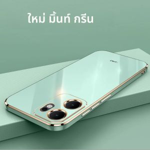 สําหรับOppo Reno 13A CPH2699 กรณี 6Dชุบซิลิโคนกันชนนุ่มTPUปกหลังกันกระแทกเคสโทรศัพท์สําหรับOppo Reno 13A Reno13A 5G