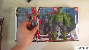 Bandai | Bộ Mô Hình Nhân Vật Hoạt Hình Marvel - Spiderman Hulk Ironman 2026 Đồ Chơi PVC Sưu Tầm Có Khớp Cử Động Phát Sáng Làm Quà Giáng Sinh