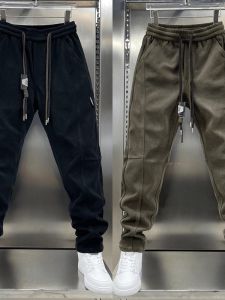Quần Ống Đứng Thể Thao Ngoài Trời Mùa Thu Đông Mới Cho Nam Quần Dài Ống Rộng Co Giãn Vừa Vặn Thoải Mái Thường Ngày