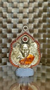 0272 Thailand Buddha Amulet 泰国佛牌. Luang Pu Phat Phaya Kai Keaw Rien. Luang Pu Phat. Wat Huay Duan. BE2563.