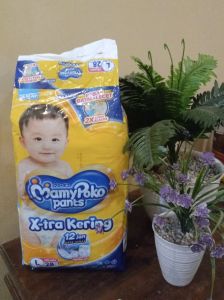MAMYPOKO PANTS X-TRA kering ukuran L isi 28 pcs
