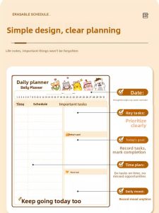 MONLEYTA | Summer Vacation Schedule Childrens Time Management Daily Self-Discipline Behavior Whiteboard Wall Sticker My Day Study Schedule Task Completion Homework Punching作息Time Good Habits Development Chart Magnetic Sticker