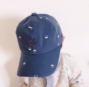 Baby Boys Hats Cotton Long-brimmed Cap For Kids 0-36 MonthThe size is adjustable,Embroidered Baby Boys Hats Cotton Long-brimmed Cap For Kids 6-24Month