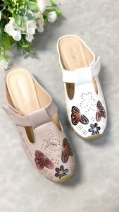 IVORY Sepatu Wanita Mules Bordir Import 321-2775