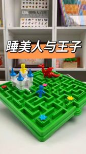 MALOTOYS - Puzzle Dragon Maze Logic Brain Game Labirin Naga Dan Istana IQ Games Mainan Smart Papan Jalan Puzzle Board Game Mainan Teka-teki Montessori Edukasi Anak MaloToys