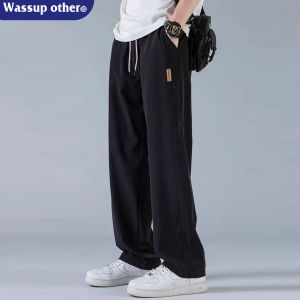 American Cool Feeling Wide Leg Trousers Mens Casual Pants
