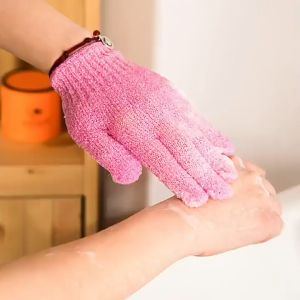 Găng tay chà xát khăn lau mờ năm ngón tay khăn tắm Găng tay đi tắm Găng tay đi tắm