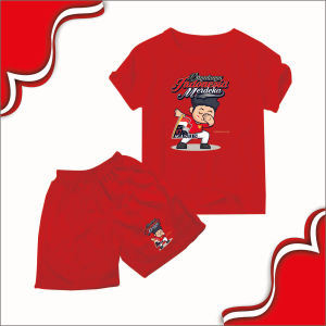 SETELAN ANAK COWOK CEWEK UMUR 6 BLN-5 TH 17 AGUSTUSAN VIRAL UKURAN S M L XL EDISI AGUSTUSAN KEMERDEKAAN