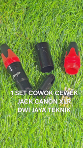 Jack XLR Canon Male Female Satu Set