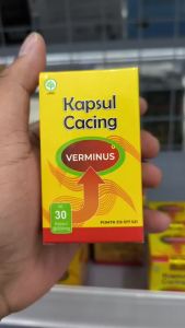 Vermint Kapsul Cacing Verminus Obat Tipes DBD Penurun Demam Tinggi Isi 12 Kapsul Original