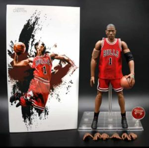 NBA HC enterbay Derick Rose Michael 8 inches collectible toys