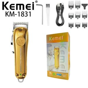 Kemei KM-1831 Hair Clippers Trimmer For Men Rechargeable Electric Hair Cut Machine Razor Adjustable Barber