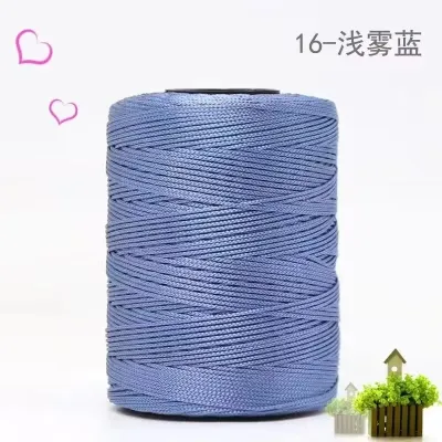 100g/Pc Ice Thin Ice Blended Braided Thread Silk Bright Yarn For DIY Hand Knitting Crocheting line Bag Hat Handbag shoe 230M