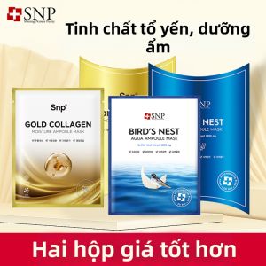 SNP Love God Phi Ocean Birds Nest Hydrating Essence Mask 10pcs/box Nourishing Moisturizing Patch Face Mask for Daily Use