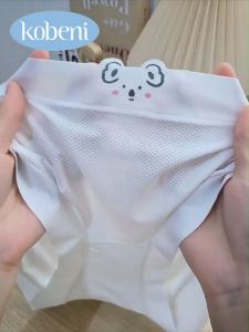 KOBENI Cute Panties กางเกงชั้นใน ผ้าฝ้าย เอวกลาง ระบายอากาศได้ดี ป้องกันแบคทีเรีย แฟชั่นฤดูร้อน สําหรับสตรี