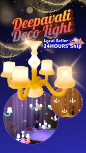 LED Curtain Light Fairy Light String LED Light Hari Raya Decoration Lampu Lip Lap Lampu Raya Deepavali with 8 Modes