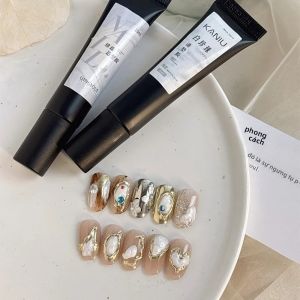 Sơn Gel Tạo Hình Móng 3D Trong Suốt 15ML Không Cần Lau Dùng Cho Trang Trí Móng Chrome Gắn Đá Tạo Hình Gel Móng Tẩy Được