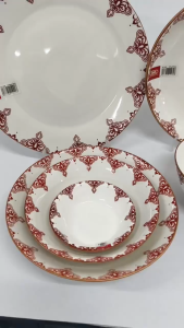 Elegant Porcelain plate wBROWN THRONE PLATE High Quality PLATE CERAMIC PLATE