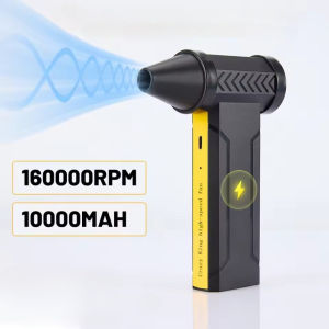 Quạt Mini Turbo Jet 160000 Vòng/phút Máy Thổi Khí Điện Tốc Độ Cao Không Chổi Than Sạc USB Mạnh Mẽ Dụng Cụ Tự Làm Gia Đình 350g