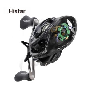 Máy Câu Cá HASIDA KNIGHT DC Baitcasting Reel 147G Khung Carbon Siêu Nhẹ Với Chip Thông Minh IDC Phanh Điện Từ Cuộn Dây Nhôm Dành Cho Câu Cá Biển Sông Hồ.