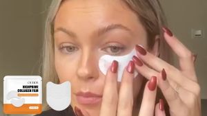 Eelhoe Highprime Collagen Film Collagen Water-soluble Eye Mask Fade Fine Lines Eye Bags Dark Circles The Eyes Moisturizing Firming Lifting Eye Patches Facial Mask Water Soluble Collagen Gel Eye Moisturizing Film Dark Circles Beauty Skin Care 10pcs