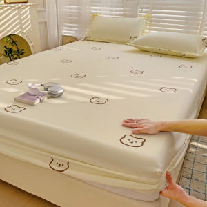 1piece 100%Polyeste Egyption Quality Bedding Fitted Sheet  Elastic Band Around Mattress Cover Easy Care(Pillowcases Can Order)