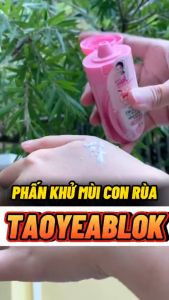 [Nội Địa Thái] Hũ Phấn Khử Mùi Hôi Vùng Nách Taoyeablok Deodorant Powder Con Rùa Giảm Thâm 3 Màu 22g - Wincy Mart