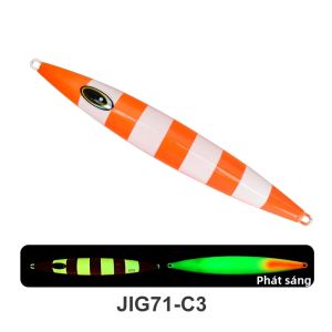 Mồi Câu Cá Biển Sâu TEASER J71 150g-600g Phát Sáng UV Chìm Nhanh Rung Chậm Mồi Sắt Dành Cho Câu Cá Biển Câu Cá Trên Thuyền Câu Cá Trên Bờ Biển Câu Cá Trên Đá.