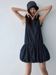 HAVERICE | Cotton Linen Retro Design Dress