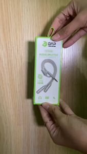 DAP Audio AUX Kabel Audio Splitter 3.5mm D-AU08 Male to 2 Female Audio & Mic Garansi 1 Tahun