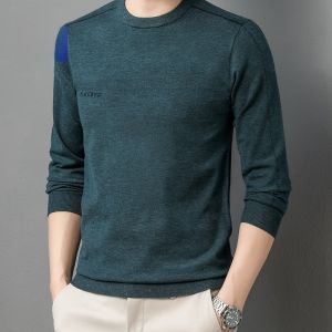 ROMON | เสื้อสเวตเตอร์ถักผู้ชาย ทรงเข้ารูป หนา อบอุ่น คอกลม แขนยาว ทรงหลวม สไตล์ลำลอง สำหรับฤดูใบไม้ร่วงและฤดูหนาว