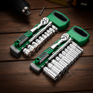 1/4" Socket Set Automotive tools Ratchet Wrench Sockets Compact Sockets for Car Repair Mechanical Workshop Tool for Auto Repair