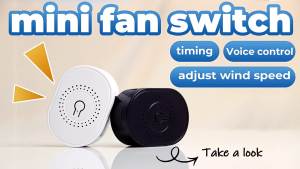 Công Tắc Điều Khiển Tốc Độ Quạt Trần Thông Minh Wifi Tuya Chuẩn EU 220V Mô-đun Bật/tắt Gắn Tường Mini Màu Trắng Điều Khiển Từ Xa Tương Thích Với Alexa Google Home